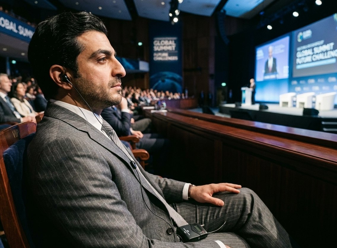 Sultan Rashid Abdullah Rashid Al Shene (Sultan Al Shene) — at an international conference — Al Shene Marine Holding