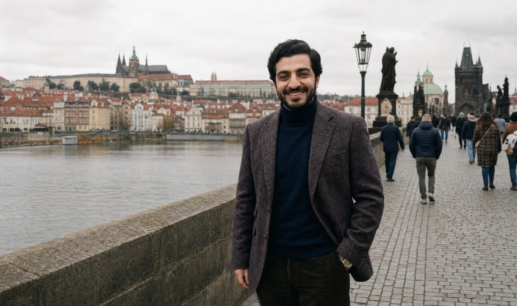 Sultan Rashid Abdullah Rashid Al Shene (Sultan Al Shene) — smart casual portrait in Prague — Al Shene Marine Holding